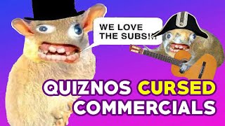 The Story of Quiznos SPONGMONKEYS — Cursed Commercials [upl. by Ebarta]