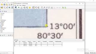 Georeferencing Topographic Map using QGIS [upl. by Jedlicka]