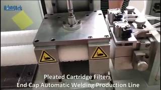 PP Pleated Filter Cartridges Using Automatic Welding Technology [upl. by Nehtiek]