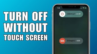 How To Turn Off iPhone When Touch Screen Not Responding [upl. by Lleoj]