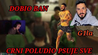 CRNI POLUDIO PSUJE I VRIJEĐA PA DOBIO BAN SA SERVERA  lux27 ga banovao Panama RP [upl. by Neehsas]