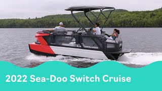 Discover the 2022 SeaDoo Switch Cruise Pontoons [upl. by Ruzich]