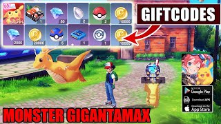 Monster Gigantamax amp All 10 Giftcodes  How To Redeem Code  Monster Gigantamax 10 Codes [upl. by Lamahj]