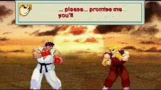 Son Gopauls MUGEN Ryu VS Evil Ken Intro [upl. by Sudnac557]