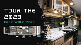 Tour the 2023 Grey Wolf 22RRBL Travel Trailer [upl. by Meenen]