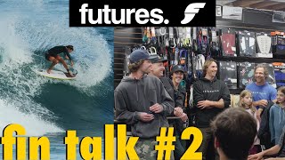 Futures Fins templates and constructions with professional surfer Ian Crane and founder Vince Longo [upl. by Niliak]