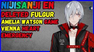 Nijisanji fulgur deleted from project Amelia fan game vienna heart problem [upl. by Blasien]