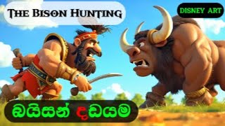 The Bison Hunting  බයිසන් දඩයම  DISNEY 2M [upl. by Picker]