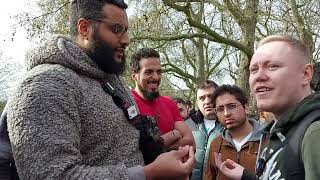 P1 Preservation Of The Quran Muhammad Hijab and Chris Speakers Corner [upl. by Aliam]