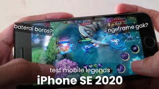 Test Playing Mobile Legends iPhone SE 2020 in 2024  NO CUT NO EDIT REAL TEST [upl. by Norret]