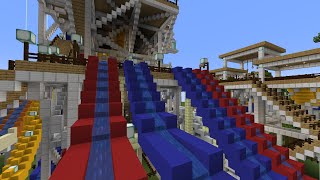 Perilous amp Precarious PlungeSlide POVs  Water World  Minecraft [upl. by Semreh928]