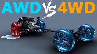 The Difference Between AWD vs 4WD [upl. by Clarey615]