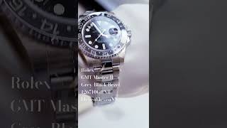 Rolex GMTMaster II 40mm Black Dial GreyBlack Bezel 126710GRNR  Eleven Eleven NY [upl. by Clayberg]