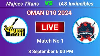 MAT vs IAI Live  Oman D10 Live  Oman D10 League Live  T10 Live  T10 League Live  Prediction [upl. by Natanoy]