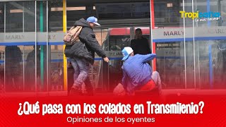 ¿Qué pasa con los colados en Transmilenio [upl. by Artenehs]