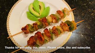 JUICY CHICKEN KABOBS IN THE OVEN [upl. by Romeo]