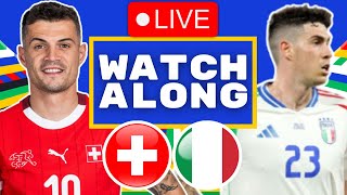 SWITZERLAND VS ITALY LIVE STREAM amp WATCH ALONG  UEFA EURO 2024 [upl. by Airdnas51]