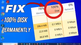 Fix 100 DISK USAGE in Windows 10  Easy Tutorial [upl. by Ludwigg613]