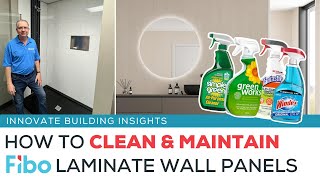 How to Clean and Maintain Fibo Waterproof Laminate Wall Panels [upl. by Xever931]