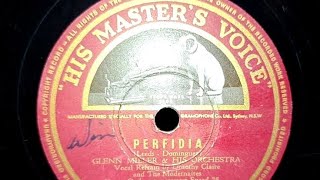 Perfidia Glenn Miller Orch Dorothy Claire amp The Modernaires HMV 78rpm Recorded in 1941 Disc 1952 [upl. by Carmella]