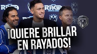 Lucas Ocampos es presentado como nuevo jugador de Rayados  Noticias de Rayados [upl. by Adnov]