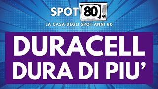 Spot Duracell Anni 80 8 pubblicità mitiche per la pila che quotDura di piùquot [upl. by Henrieta763]