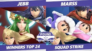 Pound 2019 SSBU  Jebb VS PG Marss  Squad Strike WTop 24 [upl. by Kelula]