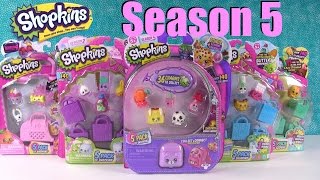 Shopkins Season 5 Palooza With Season 1 2 3 amp 4 Opening  PSToyReviews [upl. by Shep367]