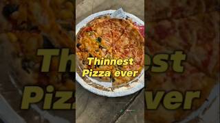 Street side thinnest pizza🥵😱shorta streetfood [upl. by Inaffets903]