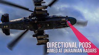 Russian attack helicopter groups are using new methods to counter Ukrainian targeting radars [upl. by Adnyl]