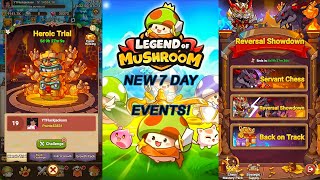 Legend Of Mushroom Heroic Trial And Reversal Showdown Events Legendofmushroom legendofmushroom [upl. by Yessac]