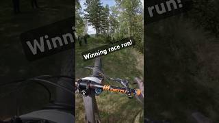 Winning run from this weekend Really enjoy local racing mountainbikes dhmtb downhill mtb [upl. by Yelreveb146]