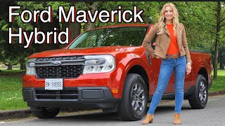 2022 Ford Maverick Hybrid Review  Crazy good fuel economy [upl. by Gunnar701]