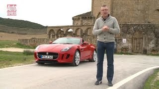 Jaguar FType 2013 review  Auto Express [upl. by Ahtelat]