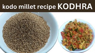 Kodo Millet Recipe  कोधरा की खिचड़ी  ब्लड शुगर कण्ट्रोल वज़न कम ब्लड प्रेशर कण्ट्रोल Kodra Recipe [upl. by Tija]