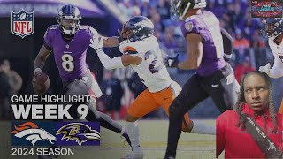 IHateSports React To Denver Broncos vs Baltimore Ravens  2024 Week 9 Game Highlights [upl. by Elinad]