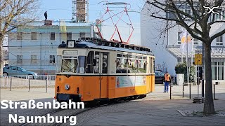 Straßenbahn Naumburg  Tram  Smallest tramway in Germany  Trams in Germany [upl. by Tymon]