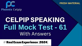 CELPIP Speaking Test  61  Sample Answers to Score High [upl. by Ynnam]