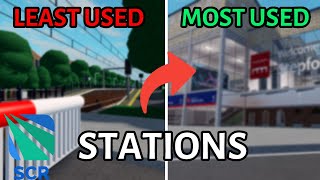 LEAST Used Station To MOST Used Station  SCR [upl. by Drewett]