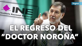 “Derechosos ahí les va su medicina” Noroña será representante del PT en el INE [upl. by Auhel]