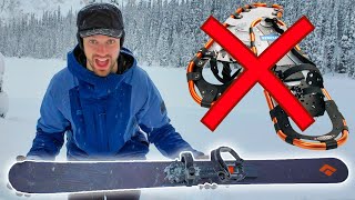 BETTER Than SNOWSHOES  Black Diamond GlideLite Trekker Ski Review [upl. by Harrietta]