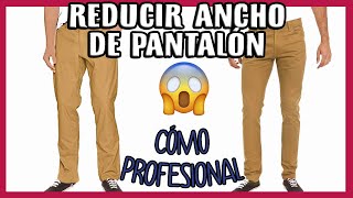 😎 La forma más FÁCIL y RÁPIDA de ESTRECHAR un pantalón ANCHO DE PIERNA  LATIN DIY [upl. by Tenaj]