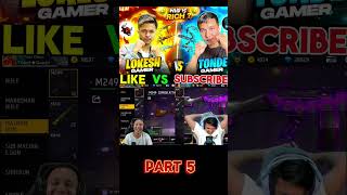 Lokesh gamer vs tonde gamer Collection Vs lokeshgamer tondeygamer freefire shorts shortvideo [upl. by Corly]