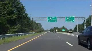 Monmouth Freeway NJ 18 Exits 13 to 19 northbound [upl. by Haze249]