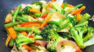 Steamed vegetables recipe [upl. by Nosraep]