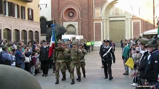 92 Adunata Nazionale Alpini Milano 2019  Sfilata Bandiera di Guerra [upl. by Argela]