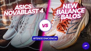 Comparativo Asics NOVABLAST 4 ou New Balance BALOS Qual o melhor tênis [upl. by Adok]