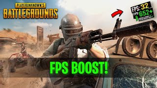 PUBG PC Ultimate FPS Boost for Low End PCs 2024 [upl. by Adeirf]