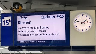 ‘Beste reizigers’  de nieuwe automatische omroep van NS Tuffie Vos [upl. by Agiaf]