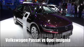 Volkswagen Passat 2015 vs Opel Insignia 2015 [upl. by Pruchno]